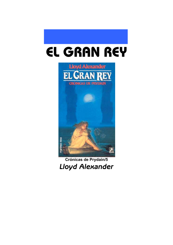 Portada de Microsoft Word - El gran Rey.doc